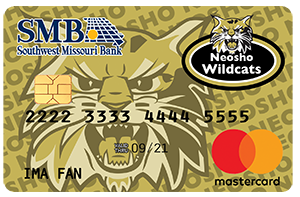 southwest missouri bank neosho wildcats debit card