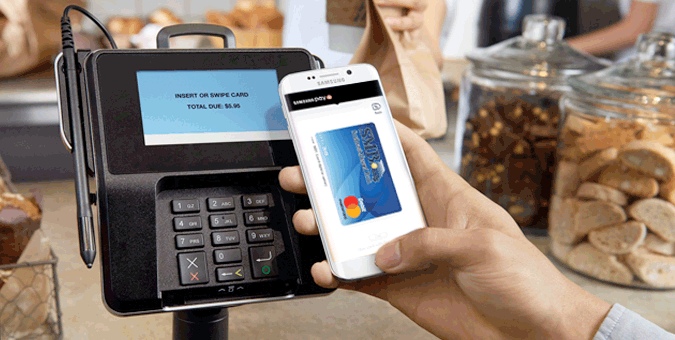 paying with a mobile phone