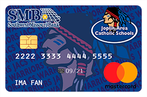 southwest missouri bank joplin area catholic schools debit card